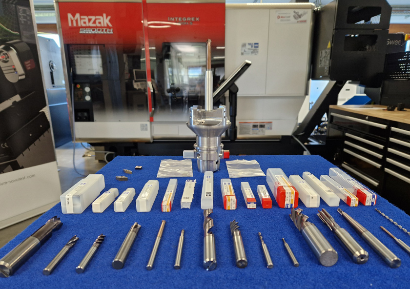 Tools and machines of our live machining at the workshop “Zerspanung Drehvolution” for turning-milling complete machining on 02.07.25